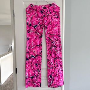Lilly Pulitzer Georgia May Palazzo Pant in Flirty Size XXS